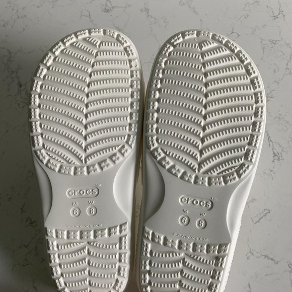 NWT Crocs Classic Slide White Summer Men\'s Sandals Size 6 main image 13